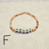HORNY stretch bracelet